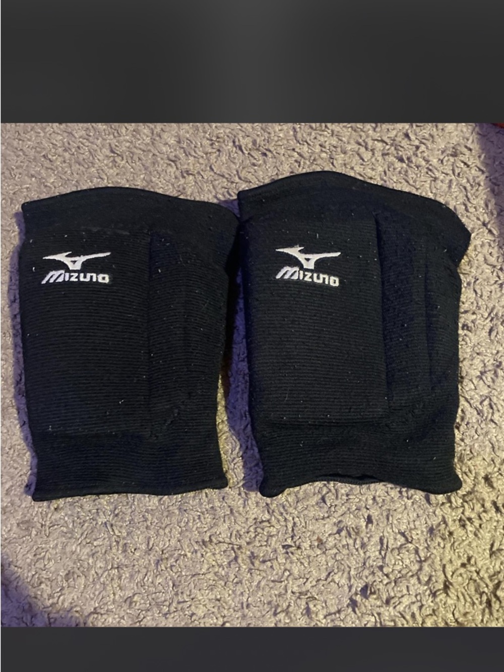 Mizuno Black Protective Knee/Elbow Pads